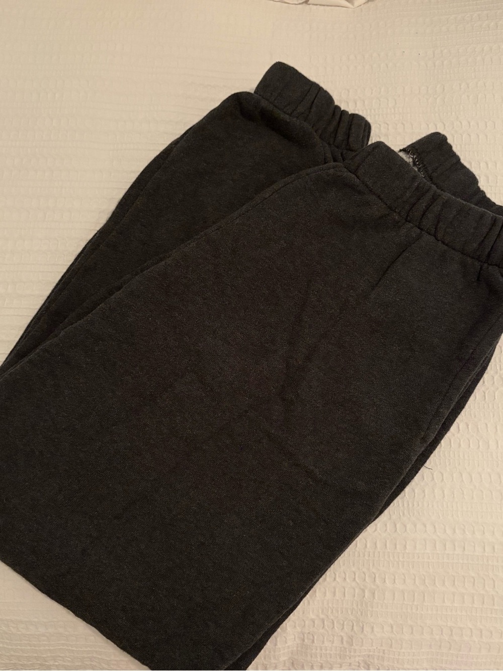 John Galt Dark Grey Elastic-Waist Sweatpants